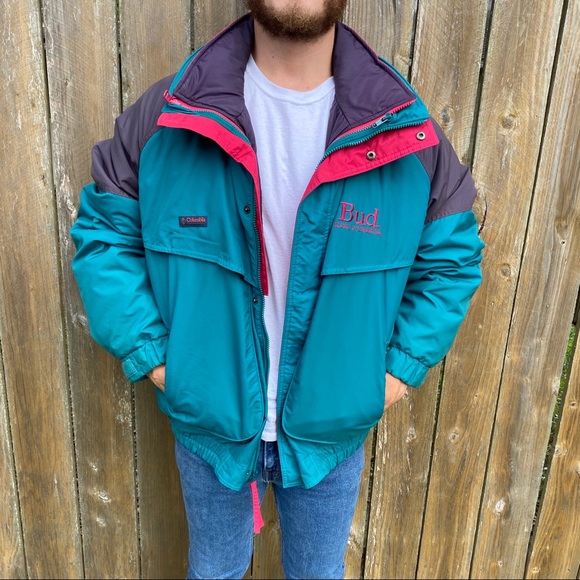 Columbia Vintage Budweiser Beer Heavy 